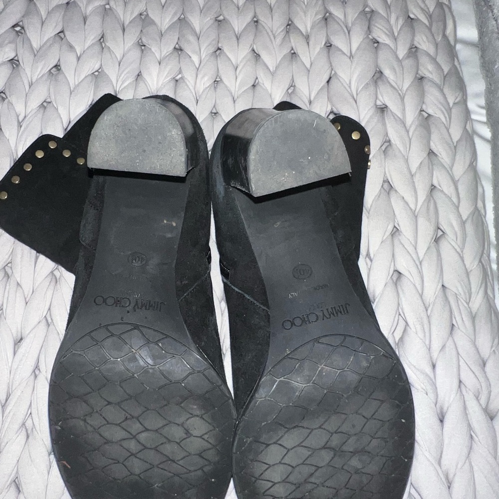 Jimmy Choo Golden and Black Suede Booties!! - Picture 5 of 15